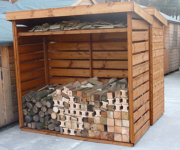 Tool and Log Storage Sheds | Vented Log Store | Pennine ...