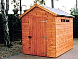 Security Apex Garden Shed