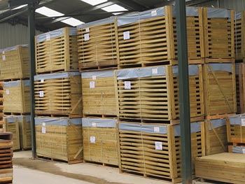 Continental Fence Panels and Gates in our Warehouse Storage Facility