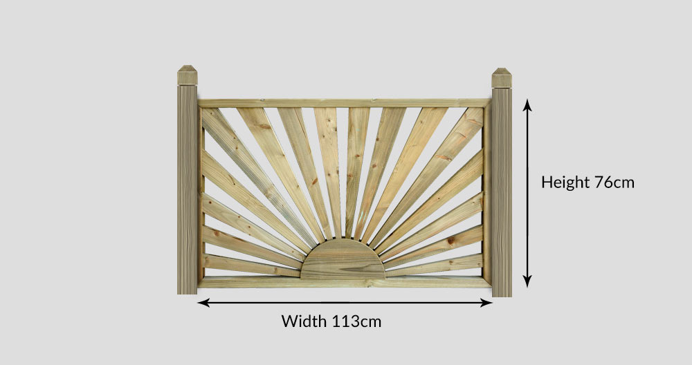 Sunburst Deck Panel