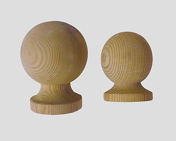 Timber Ball Finials
