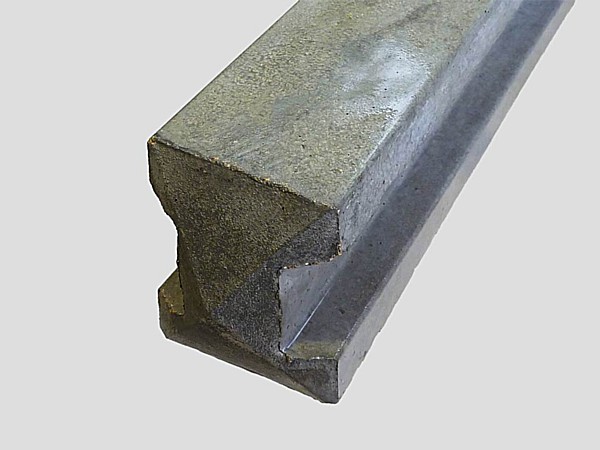 Concrete Inter Fence Posts - Top of post