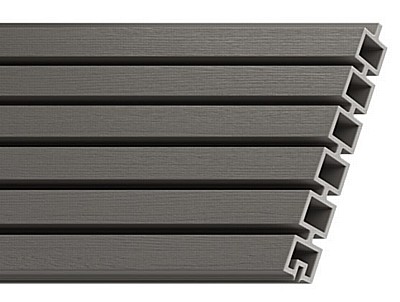 DuraPost Urban Slatted Composite Panel - Urban Panel Grey (Charcoal)