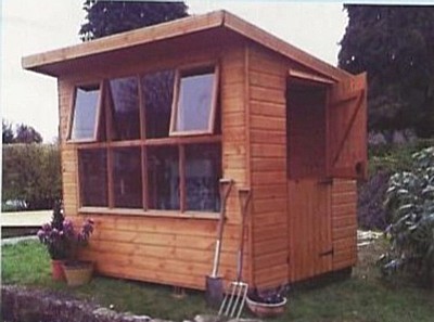 Ex-Display Solar Pent Shed