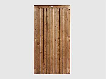 Pennine Elite Feather Edge Garden Gate - Tanalized Brown