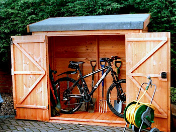 Tool and Log Storage Sheds