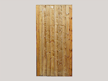 Flat Pennine Elite T&G Garden Gate - Tanalized Brown