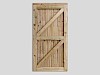 Pennine Flat Feather Edge Garden Gate - Feather Edge Gate - Rear View