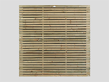 Pennine Double Slatted Panel
